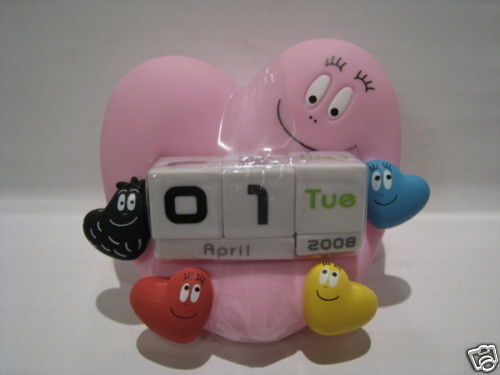 NEW JAPAN BARBAPAPA DESKTOP CALENDAR SET  