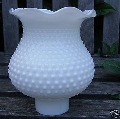 VINTAGE CHANDELIER WHITE GLASS LIGHT LAMP SHADE  