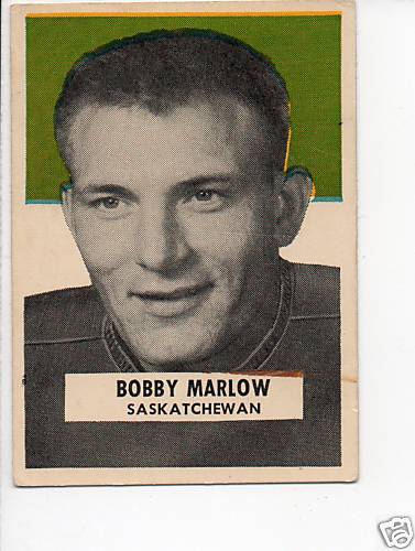 1959 Wheaties #27 Bobby Marlow Saskatchewan  