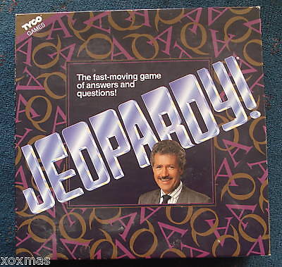 Jeopardy Game 1992 Tyco Classic Trivia TV Show Complete