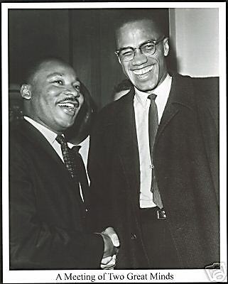  Leaders of the 20th Century were Martin Luther King and Malcolm X