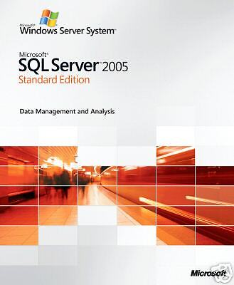 Microsoft SQL Server 2005   Standard Edition 5 CALs  