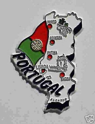 PORTUGAL Map Outline MAGNET ~ Portugese ~ NEW  