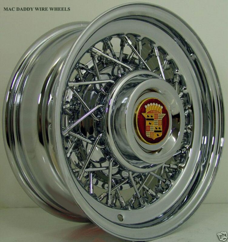 1949,53,54,55,56,59,60,61,64,65,68,Cadillac Wire Wheels  