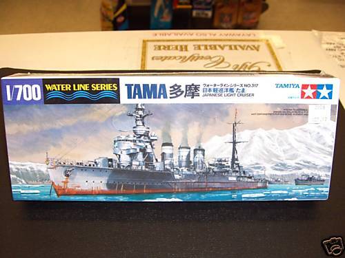 TAMIYA 1/700 JAPANESE LIGHT CRUISER TAMA MODEL KIT SHIP  