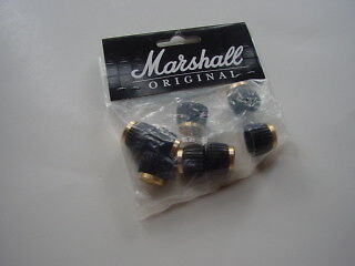 MARSHALL BROWN/GLD PUSH ON KNOBS FOR VINTAGE AMP 8 PCS  