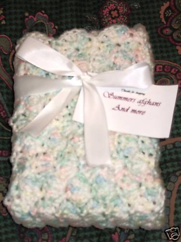 HAND MADE BABY DOLL AFGHAN BLANKET(multi color)  