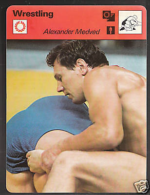 Alexander Medved Wrestling 1977 SPORTSCASTER Card 15 08