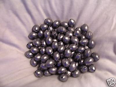 1000 COUNT BAG OF 3/8 oz  LEAD EGG SINKERS     "FREE SHIPPING"