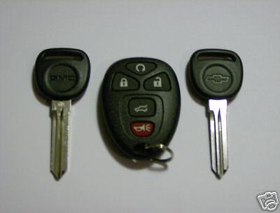 2007 Chevy Tahoe Remote & Key 15913415  