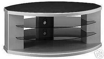 Bush VS97250A 01 TV Stand Silver Suede VS97250 Video  