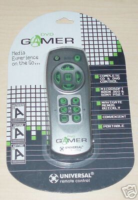 DVD Gamer Universal Remote Control XBOX 360 & PS2 NIP  