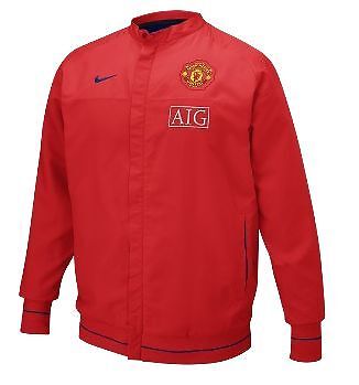 NIKE Manchester United 09 Woven LU Jacket AIG RED MED  