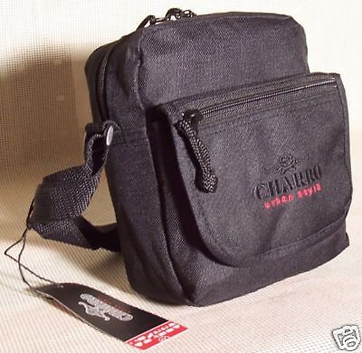 Canvas Men Shoulder Messenger Bag Purse Black Charro  