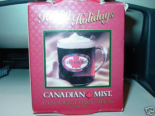 CANADIAN MIST GLASS MUG,WHISKEY,BAR,TAVERN  