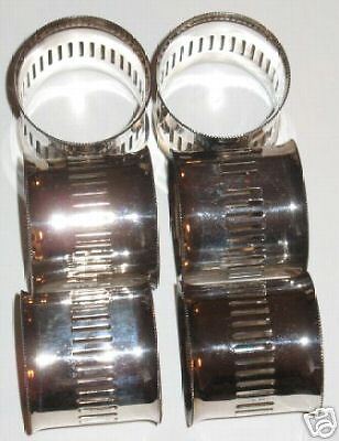   NAPKIN RINGS Italy Silverplate Argente PM Lot Tarnished AS IS  