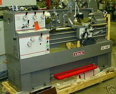 Clark 14 x40 Geared Hd Toolroom Lathe Inch/Metric   NEW  W/DRO 