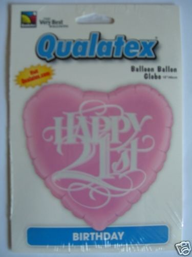 36 BLUE 21 Qualatex Latex Balloon (21st)AA  