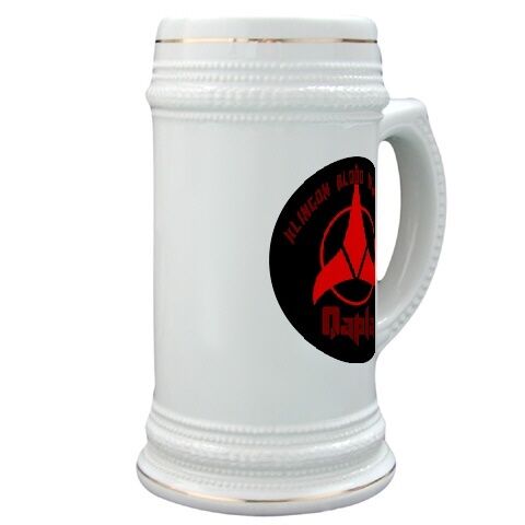 Star Trek Mug, Stein, KLINGON BLOOD WINE ONLY  QAPLA  