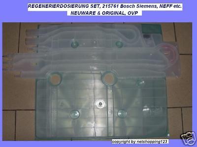 Neu OVP Wassertasche Wassereinlauf 215761 Bosch Siemens  