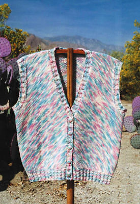 Oat Couture MARBLE MOUNTAIN VEST Knitting Pattern GU407  