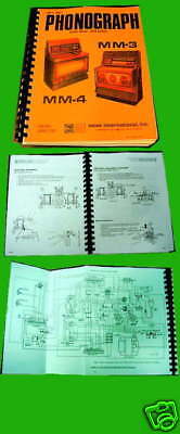 Rowe Ami MM3 & MM4 1970 Jukebox Manual  