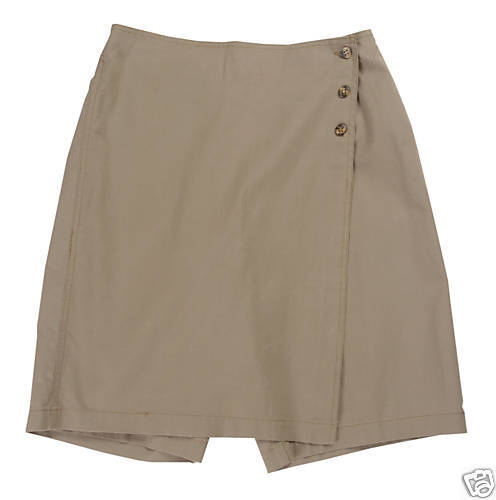 SAFARI SKORT 100% COTTON TAG LADIES KHAKI HELP AFRICA  