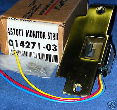 Monitor Strike, Von Duprin 4570T1, for cylinder lock  